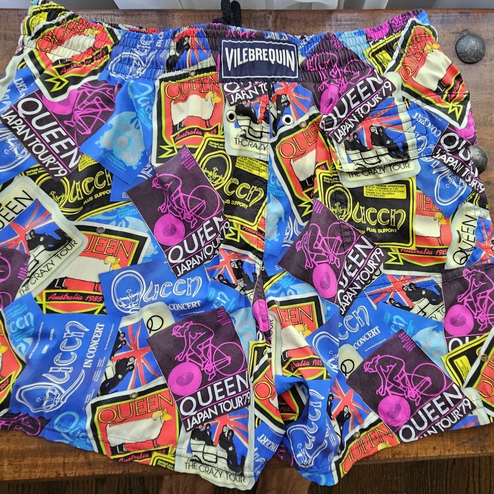 Men's Vilebrequin Queen Novelty swim trunks